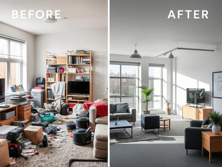 Before and after Croydon flat deep clean by LetUsClean4U